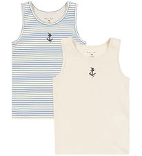 Konges Sløjd Unterhemd - 2er-Pack - Stripe Provence Mix