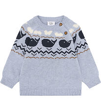 Hust and Claire Blouse - Knitted - Pilou - Sky Melange