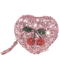 Konges Sløjd Wallet - Sewuin Heart Wallet - Mellow Rose w. Cherr