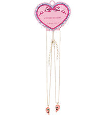Konges Sløjd Halsband - 2-pack - Flickvän Halsband - Cherry