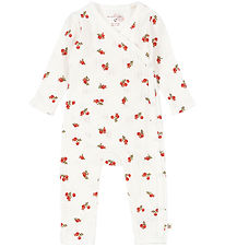 Konges Sløjd Wrap samfestingur - Rib - Minnie Onsie - Rose Rauðu