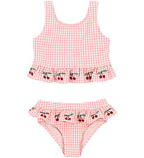 Konges Sløjd Bademode - Soline Bikini - Geranie Pink m. Karos
