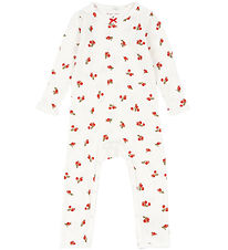 Konges Sløjd Samfestingur - Rib - Minnie Onsie - Rose Rauðar M.