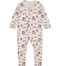 Hust and Claire Nightsuit - Bamboo - Mule - White Sand