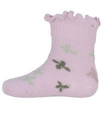 Name It Socks - NbfBittal - Winsome Orchid w. Floral print