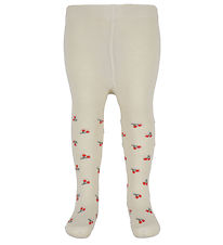Name It Strumpbyxor - NbfBittal - Summer Sand m. Cherry