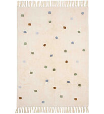 Little Dutch Matta - 120x170 cm - Beige m. Blå Prickar
