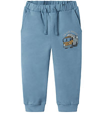 Name It Sweatpants - NmmDennis - Spring Lake m. Tryck