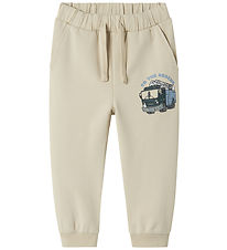 Name It Sweatpants - NmmDennis - Peyote m. Tryck