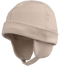 MarMar Húfa - Rib - Modal - Cream Taupe