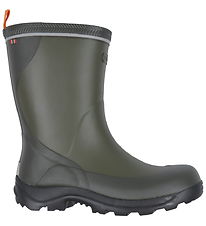 Viking Rubber Boots - Storm - Huntinggreen/Burnt Orange