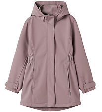 Name It Softshelljacke m. Fleece - NkfAlfa08 - Elderberry