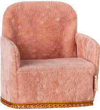 Maileg Miniature Foldable Chair - Mouse - Pink