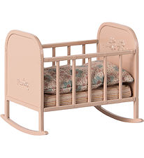 Maileg Miniature Crib - My - Light rose