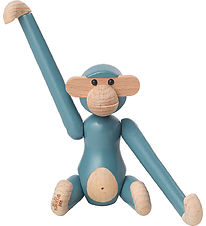 Kaj Bojesen Houtfiguur - Aapje - Mini - Vintage Blauw