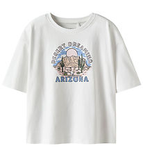Name It Stuttermabolur - NkfVeen - Bright White/Arizona