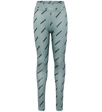 Hummel Leggings - hmlSilje Tights - Ísjaki Green