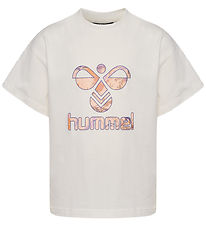 Hummel T-Shirt - hmlSwirly - Marshmallow