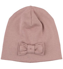 Mikk-Line Beanie - 2-layer - Woodrose w. Bow