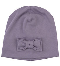 Mikk-Line Beanie - 2-layer - Dusk w. Bow