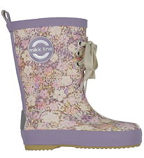 Mikk-Line Rubber Boots - Printed Wellies - Tassel