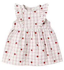 Name It Dress - Nbffisina - Light Lilac w. Hearts