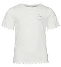 Vero Moda Girl T-shirt - VmLilo - Snow White/Smiley