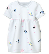 Name It Dress - NbfVandora - Bright White/Birds