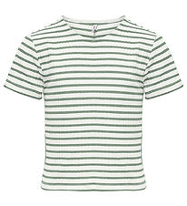Kids Only T-shirt - Rib - Noos - KogNella - Cloud Dancer w. Stri