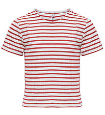 Kids Only T-shirt - Rib - Noos - KogNella - Cloud Dancer/Equesti