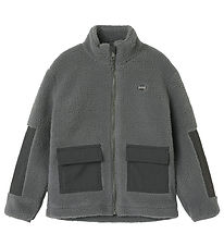 Name It Fleece Jacket - NkmMonico - Teddy - Mockingbird