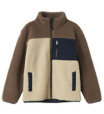 Name It Fleece Jacket - Teddy - NkmMonico - Fog