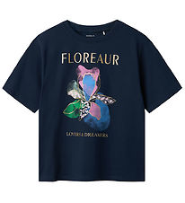 Name It Stuttermabolur - NkfDukko - Dökkblátt Blazer M. Prentað