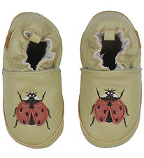 Mikk-Line Leren Slippers - Grijs Green
