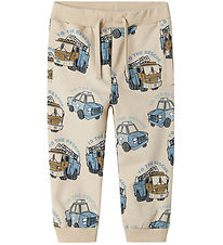 Name It Sweatpants - NmmDibbo - Peyote m. Tryck