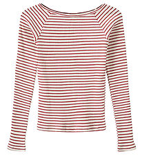 Sofie Schnoor Bluse - Rib - Somasy - Rot Striped