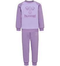 Hummel Sweatset - hmlHumming - Kreideviolett