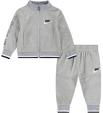 Nike Tracksuit - Cardigan/Trousers - Light Smoke Grey Heather