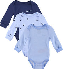 Nike Bodysuit L/æ - 3-Pack - Cobalt Bliss Heather