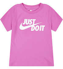 Nike Stuttermabolur - Fjörugur Bleikt