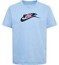 Nike Stuttermabolur - Psychic Blue