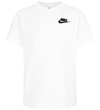 Nike Stuttermabolur - Hvítt