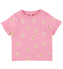 Stella McCartney Kids Stuttermabolur - Bleikt/Marglitt