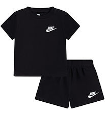 Nike Stuttbuxnasett - Stuttermabolur/Stuttbuxur - Svart