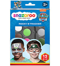 Snazaroo Face Paint - 12 Parts - Paw Patrol Rocky & Tracker