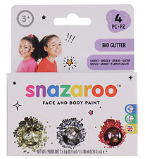 Snazaroo Makeup - BIO Glitter Chunky - 3 pcs - Gold/Silver/Pink