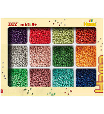 Hama Midi Bead Set w. Storage - 9600 pcs