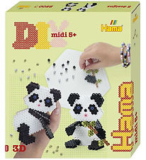 Hama Midi Bead Set - 3D - 2500 pcs - Panda