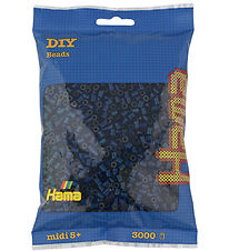 Hama Midi Beads - 3000 pcs - 116 Midnight blue