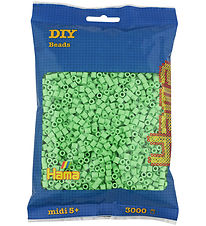 Hama Midi Beads - 3000 pcs - 115 Ready Green